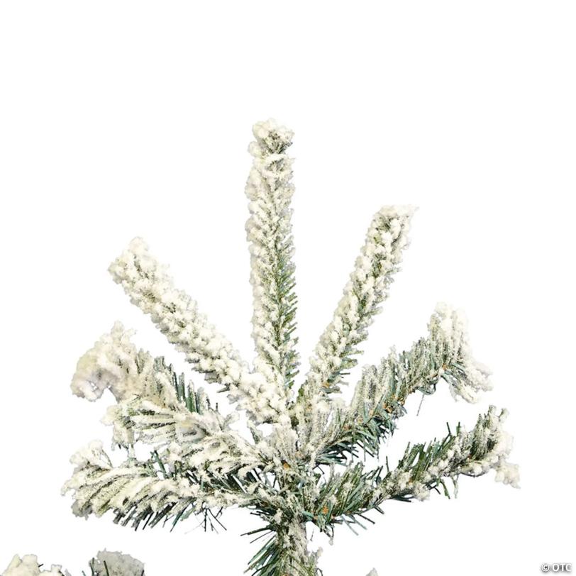 Vickerman 6.5' Flocked Sierra Fir Slim Christmas Tree - Unlit