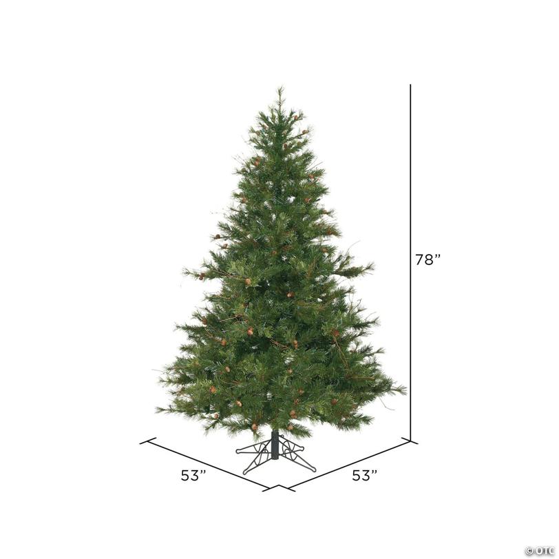 Vickerman 6.5' Mixed Country Pine Christmas Tree - Unlit