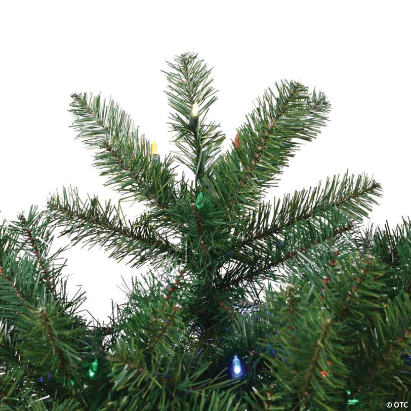 Vickerman 6.5' Salem Pencil Pine Christmas Tree with Multi-Colored LED Lights