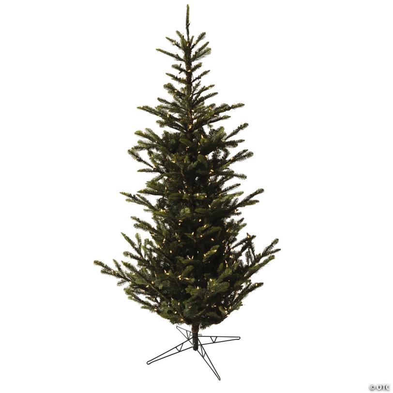 Vickerman 6' Alberta Spruce Artificial Christmas Tree, Warm White Dura-lit LED Lights