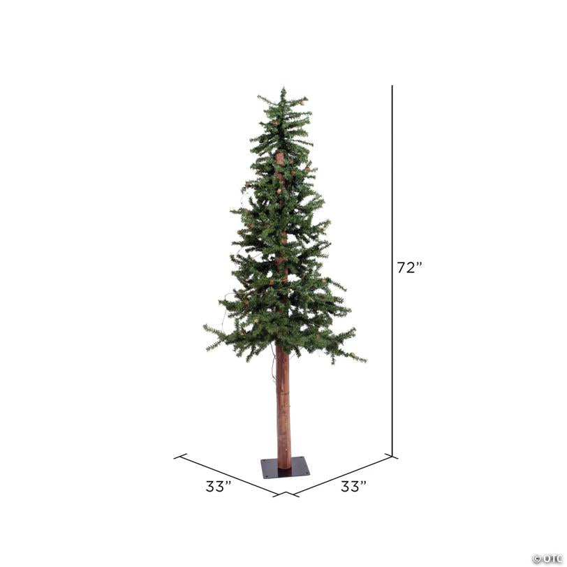 Vickerman 6' Alpine Christmas Tree - Unlit