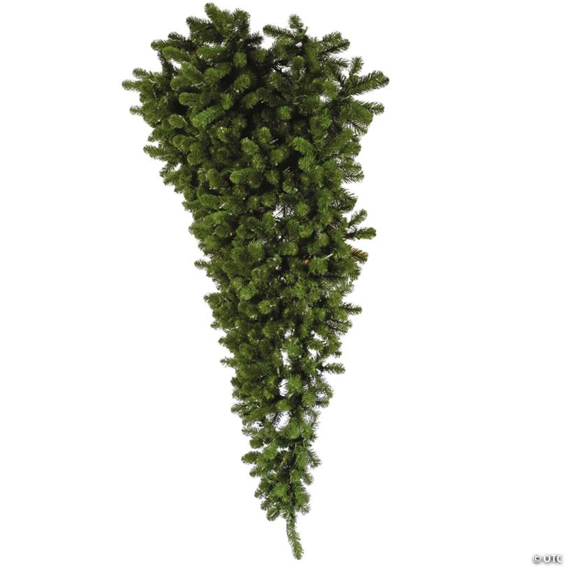 Vickerman 6' American Upside Down Half Christmas Tree - Unlit