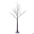 Vickerman 6' Brown Frosted Twig Tree, Warm White 3mm Wide Angle LED lights