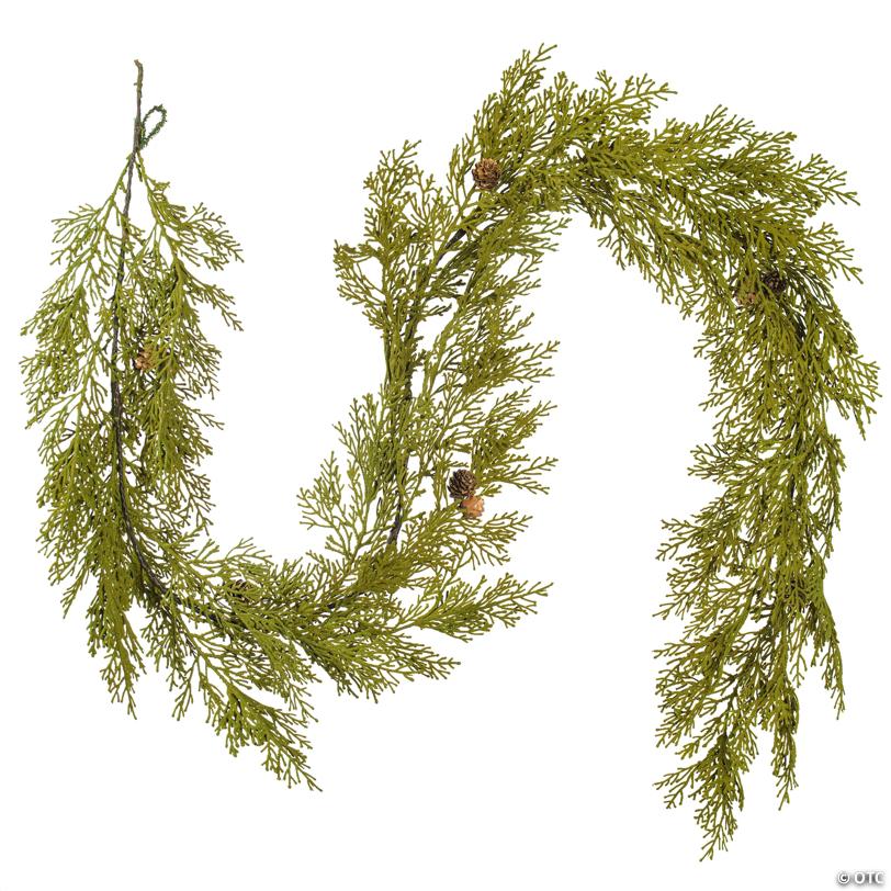 Vickerman 6' Cedar Pinecone Artificial Christmas Garland, Unlit