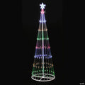 Vickerman 6' Light Show Indoor/Outdoor Christmas Tree with Multi-Colored LED Lights