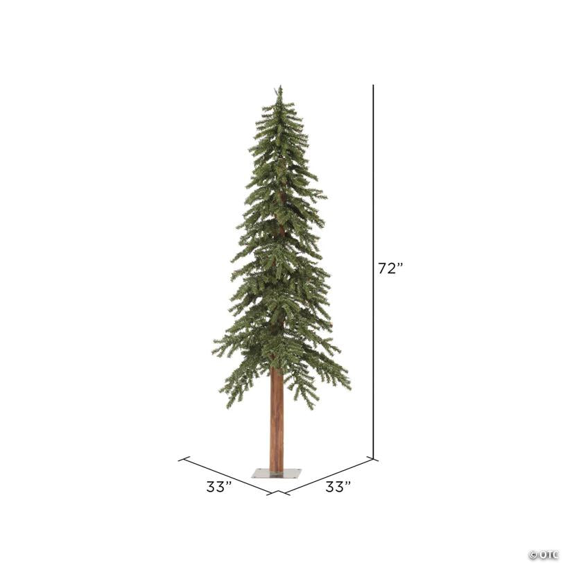Vickerman 6' Natural Alpine Christmas Tree - Unlit