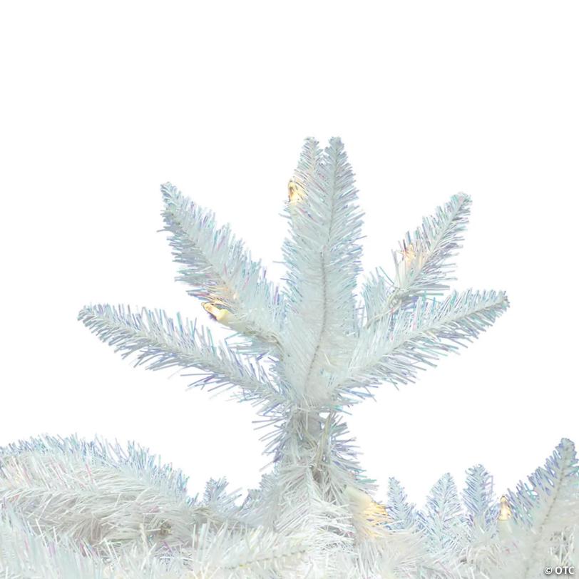 Vickerman 6' Sparkle White Spruce Pencil Christmas Tree with Warm White LED Lights