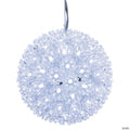Vickerman 6" Starlight Sphere Christmas Ornament with Cool White Wide Angle LED Lights