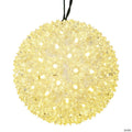 Vickerman 6" Starlight Sphere Christmas Ornament with Warm White Wide Angle LED Lights