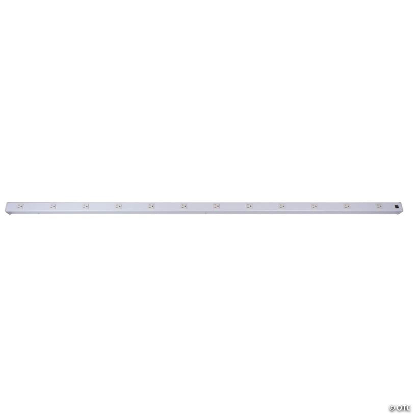 Vickerman 6' White Outlet Bar 12 Outlets 6' Lead Wire 15Amp 125Volt CUL Approved. 3.63 Lbs.