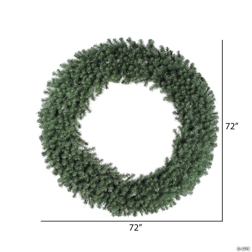 Vickerman 72" Douglas Fir Artificial Christmas Wreath, Unlit