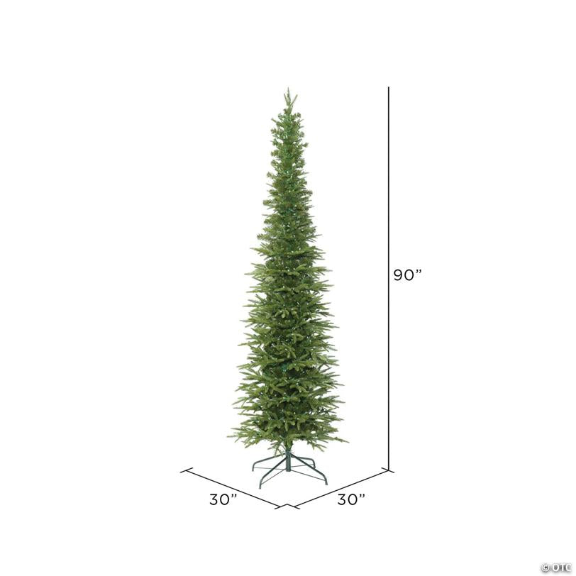 Vickerman 7.5' Bixley Pencil Fir Christmas Tree - Unlit