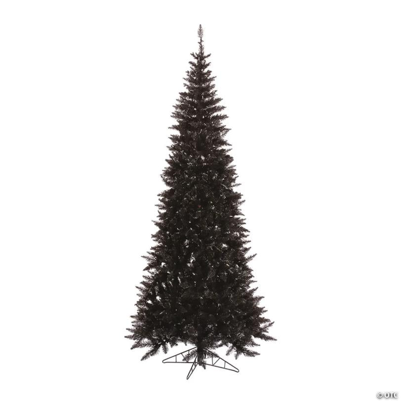 Vickerman 7.5' Black Fir Christmas Tree - Unlit