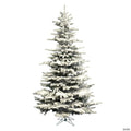 Vickerman 7.5' Flocked Sierra Fir Artificial Christmas Tree, Unlit