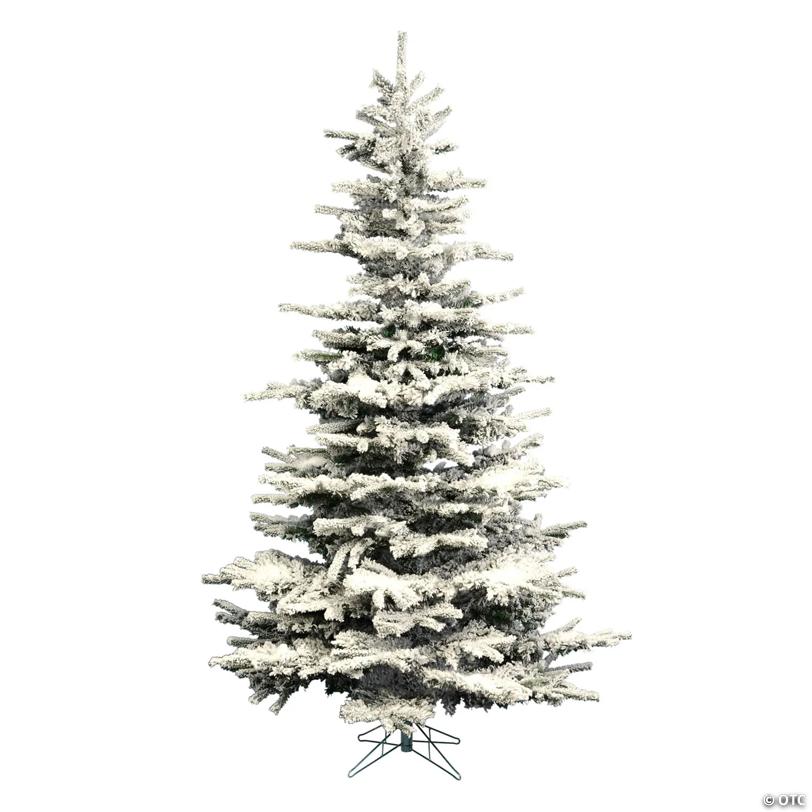 Vickerman 7.5' Flocked Sierra Fir Artificial Christmas Tree, Unlit
