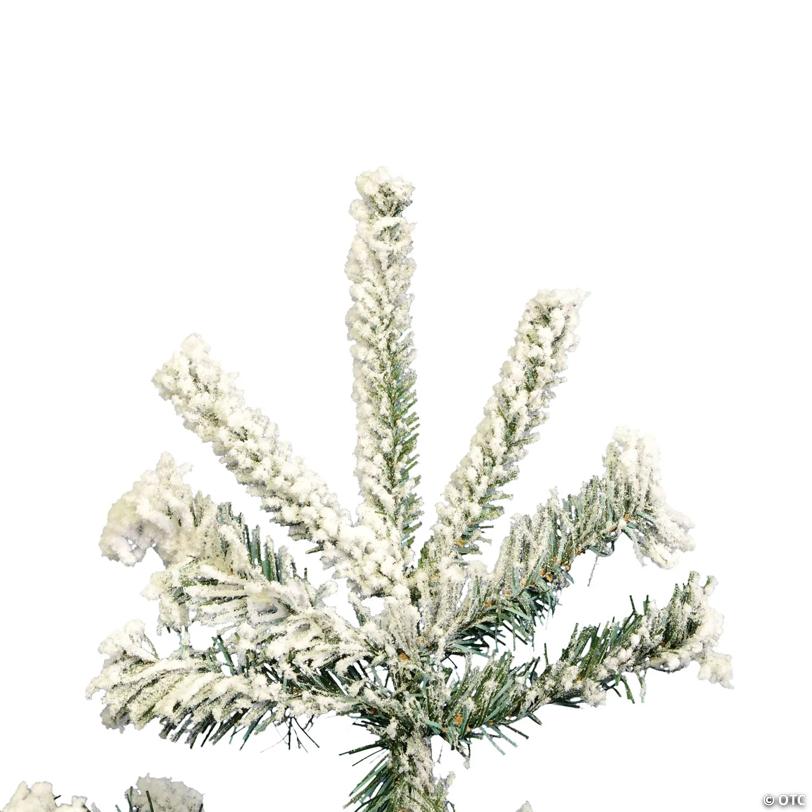Vickerman 7.5' Flocked Sierra Fir Artificial Christmas Tree, Unlit