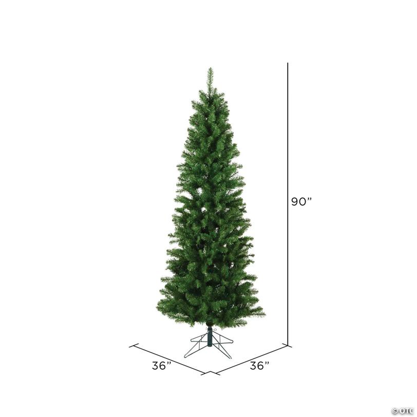 Vickerman 7.5' Salem Pencil Pine Christmas Tree - Unlit