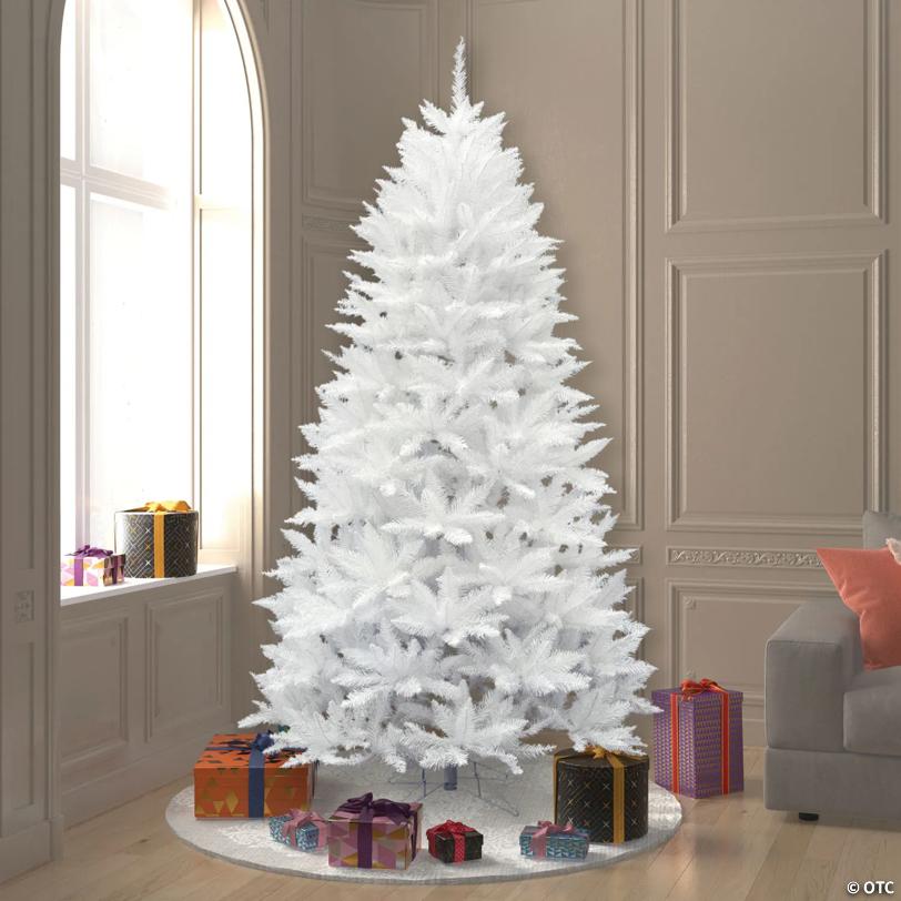 Vickerman 7.5' Sparkle White Spruce Christmas Tree - Unlit