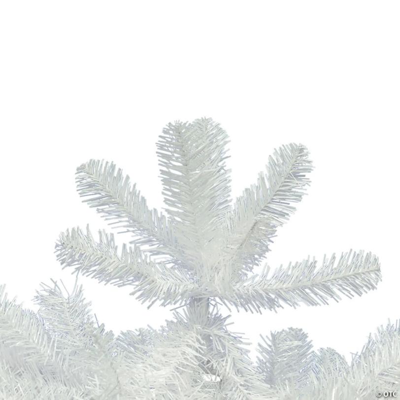 Vickerman 7.5' White Salem Pencil Pine Christmas Tree - Unlit