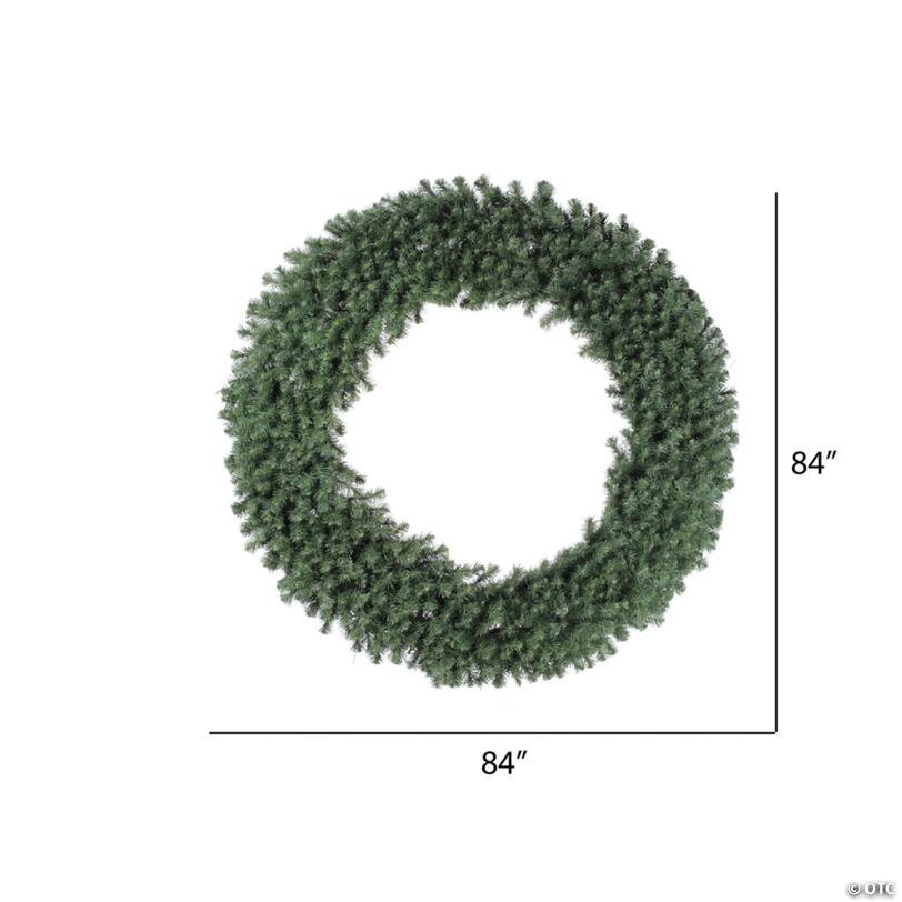 Vickerman 84" Douglas Fir Artificial Christmas Wreath, Unlit