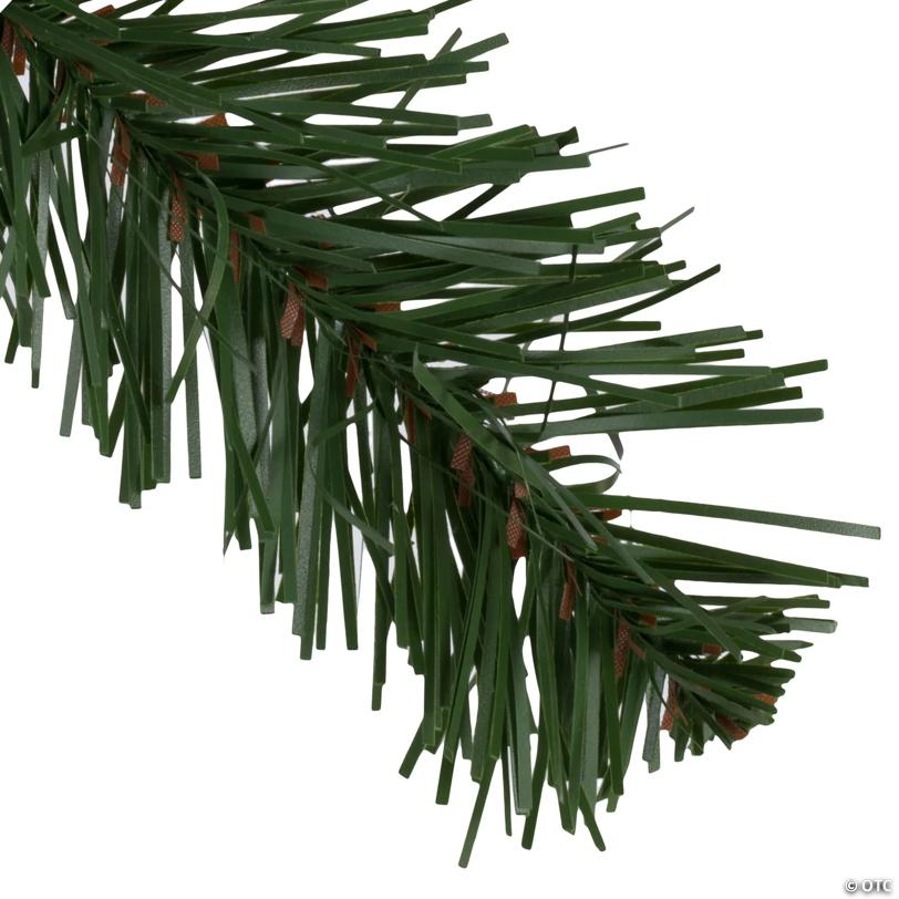 Vickerman 9' Cashmere Artificial Christmas Garland, 2 STRINGS of 50 Warm White Dura-lit LED Lights