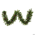 Vickerman 9' Cheyenne Christmas Garland with Warm White Lights