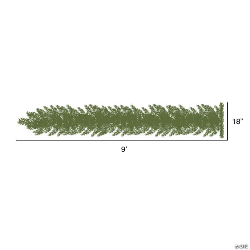 Vickerman 9' Grand Teton Artificial Christmas Garland, Unlit