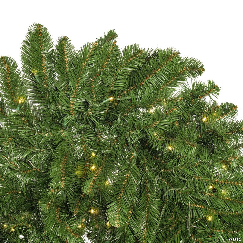 Vickerman 9' Oregon Fir Artificial Christmas Garland, Warm White Single Mold LED Wide Angle Lights