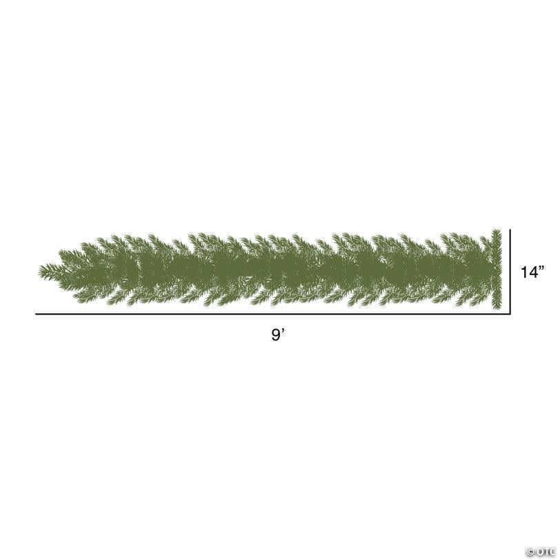 Vickerman 9' Sparkle White Spruce Artificial Christmas Garland, Unlit