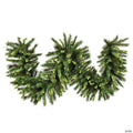 Vickerman 9' x 14" Bangor Mixed Pine Artificial Christmas Garland, Warm White Dura-lit LED Mini Lights
