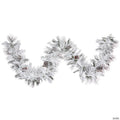 Vickerman 9' x 14" Flocked Atka Artificial Christmas Garland, Unlit