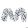Vickerman 9' x 18" Flocked Utica Fir Artificial Unlit Garland with 270 Realistic Flocked PVC Tips