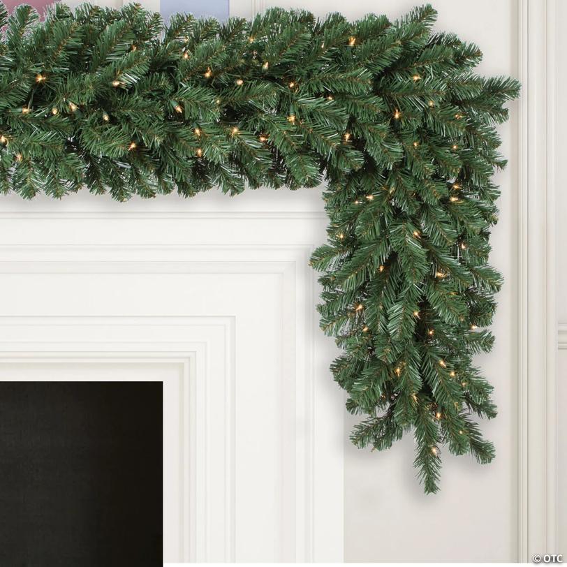 Vickerman 9' x 18" Oregon Fir Artificial Christmas Garland, Unlit