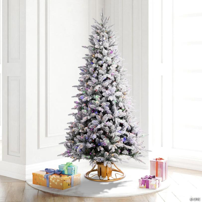 Vickerman Gold 360 Degree Rotating Tree Stand for Artificial Tree up to Maximum 120Lbs and 2200 Incandescent Lights.