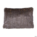 Vickerman Light Brown Faux Fur 14" x 20" Throw Pillow