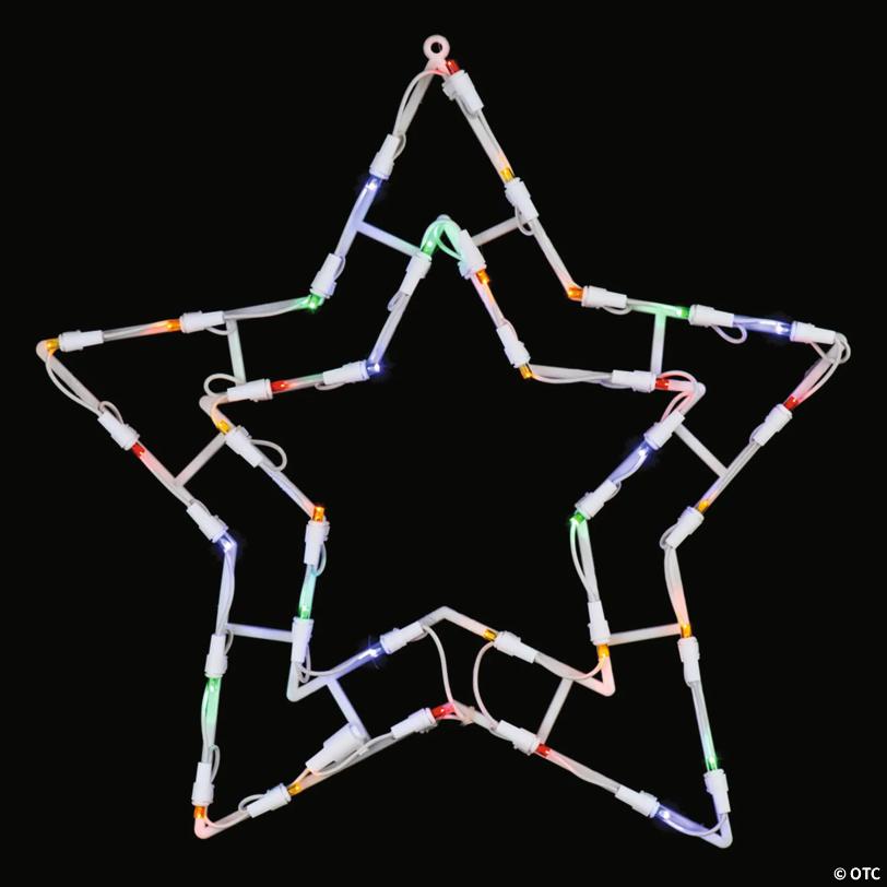 Vickerman Outdoor 15" Star Wire Silhouette with LED Lights