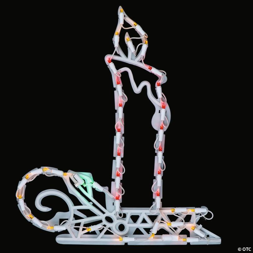 Vickerman Outdoor 17" Candle Wire Silhouette with LED Lights