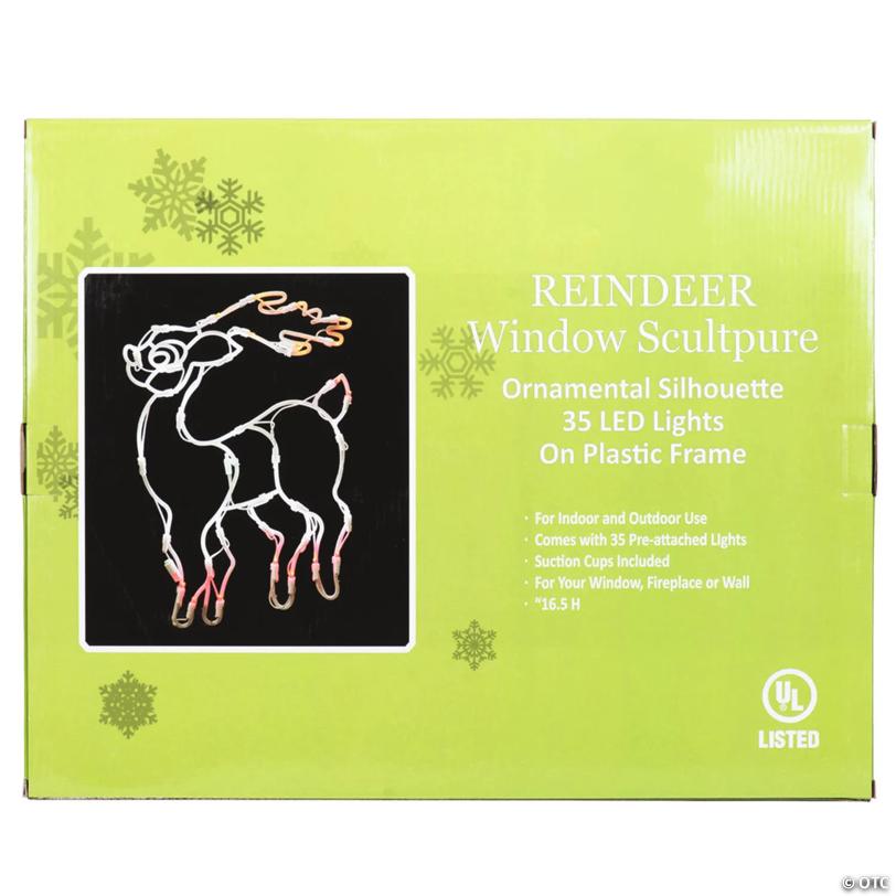 Vickerman Outdoor 17" Reindeer Wire Silhouette with LED Lights Christmas Lighted Decor