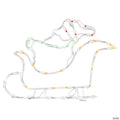 Vickerman Outdoor 18" Santa Sleigh Wire Silhouette with LED Lights Christmas Lighted Decor