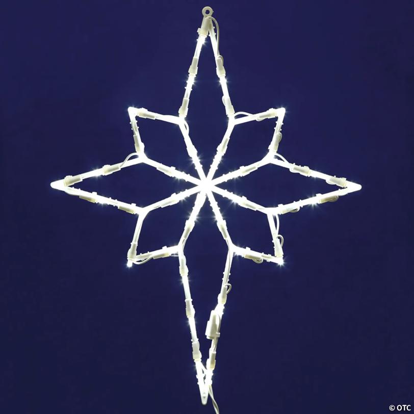 Vickerman Outdoor 18" Star of Bethlehem Wire Silhouette with LED Lights Christmas Lighted Decor