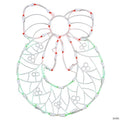 Vickerman Outdoor  17" Wreath Wire Silhouette with LED Lights