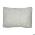 Vickerman White Faux Fur 14" x 20" Throw Pillow