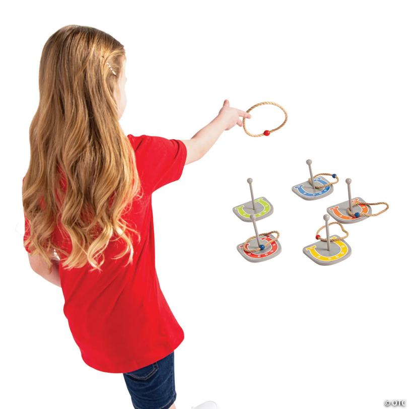 Western Horseshoes Ring Toss Game