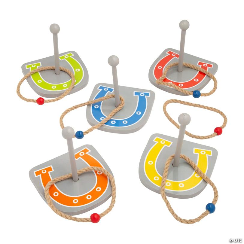 Western Horseshoes Ring Toss Game