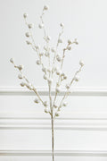 30” Mini Pomegranate Glitter Spray - White