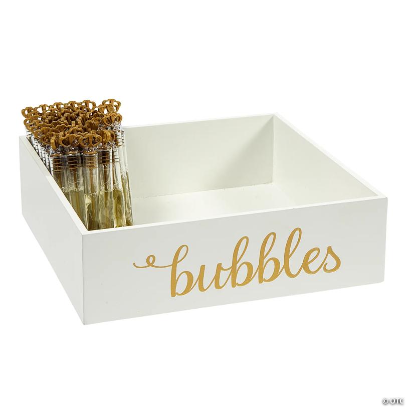 White Bubble Bottle Tray