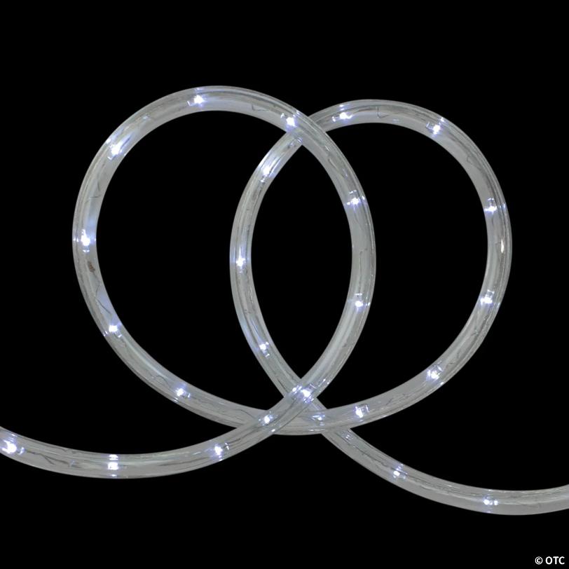 White LED FleProperible Christmas Rope Light - 96'