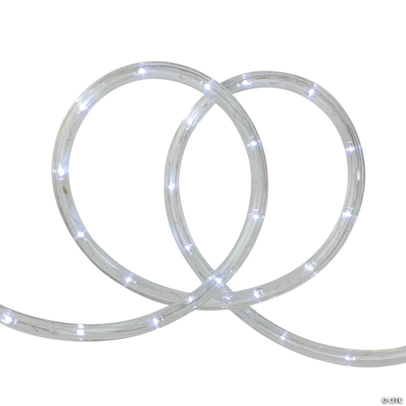 White LED FleProperible Christmas Rope Light - 96'