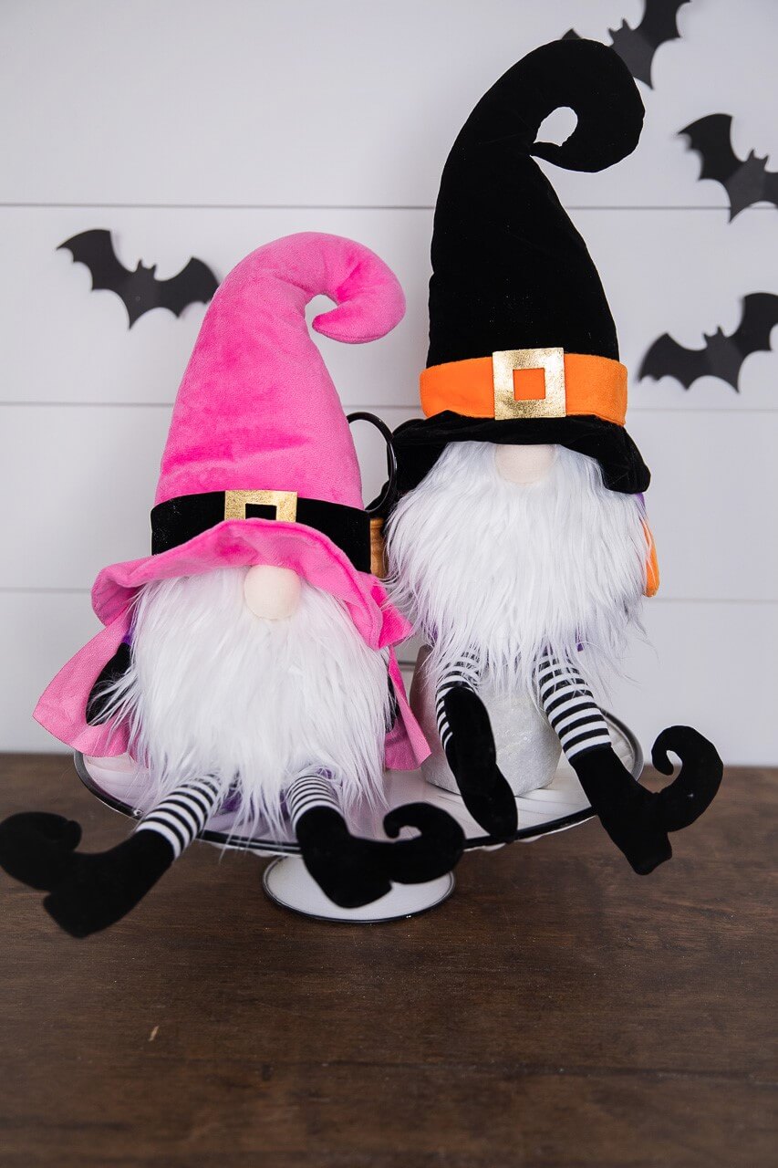 22” Plush Witch Gnome - Pink