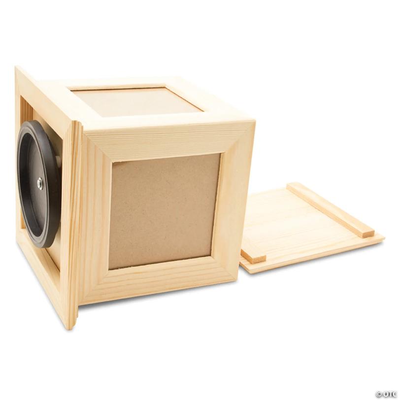 Woodpeckers Crafts, DIY Unfinished Wood  Photo Frame Box Pack of 1
